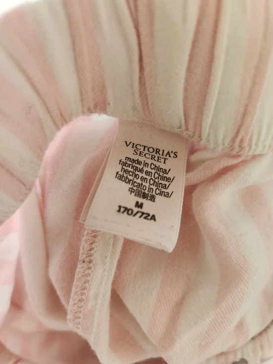 Victoria's Secret Pink and White Striped Sleep Top - Picture 3 of 3